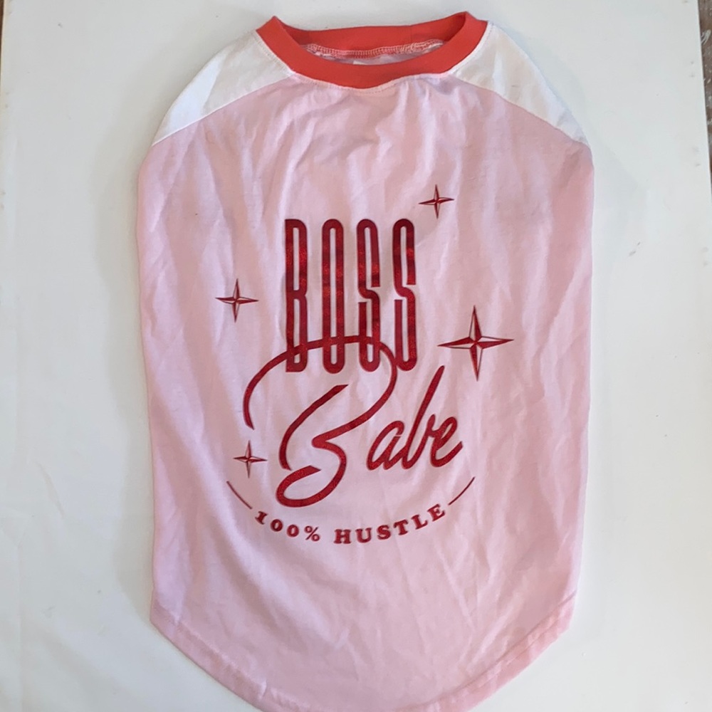 Dog Shirt “boss babe”